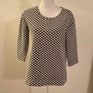 NWT Rose & Olive polka dot top Small
